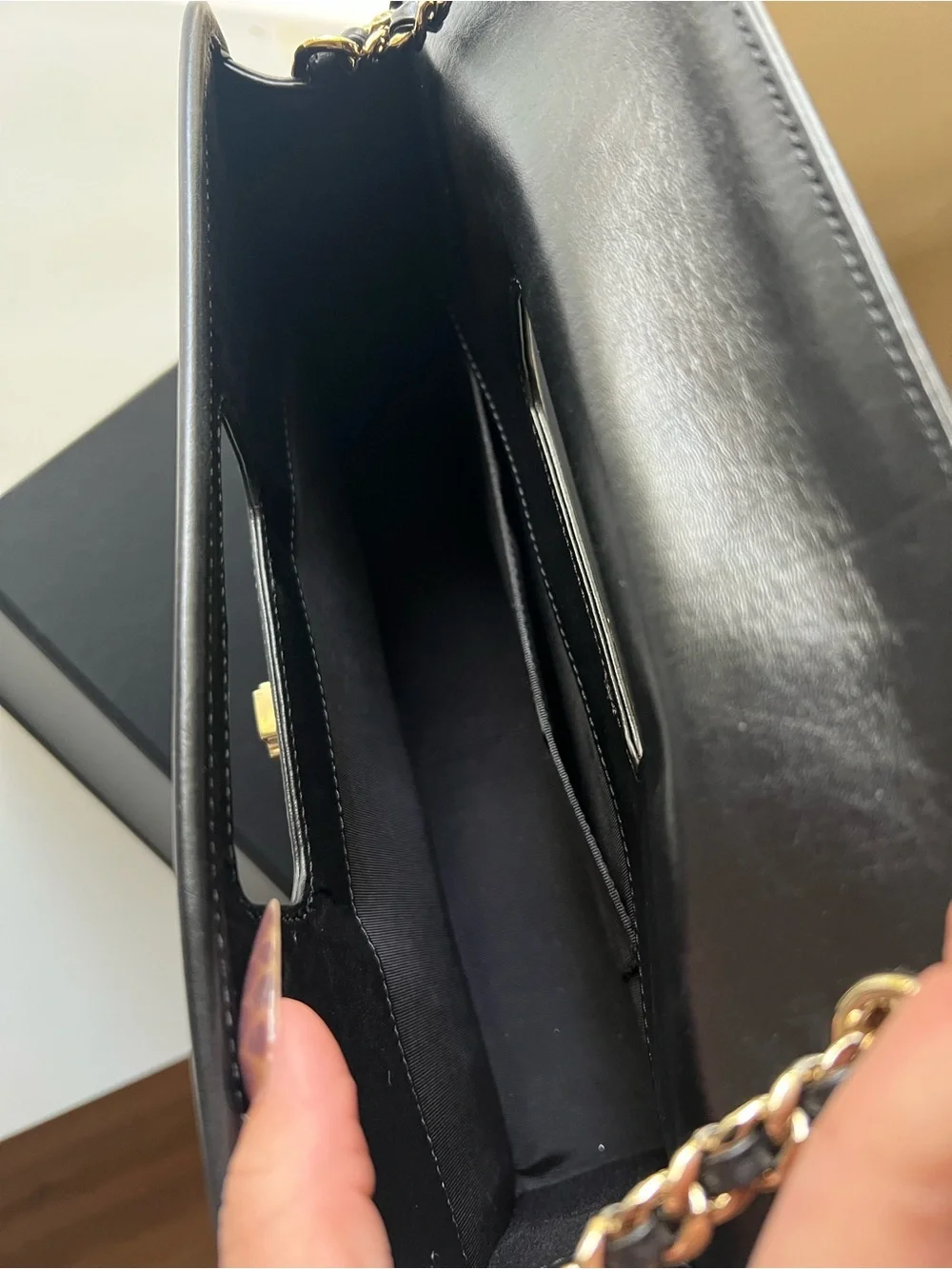 Chanel Charms Handle Cut Flap bag
